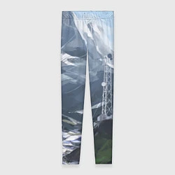Леггинсы женские Горы Алтая, цвет: 3D-принт