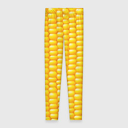 Леггинсы женские Сладкая вареная кукуруза, цвет: 3D-принт