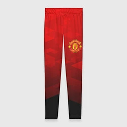 Женские легинсы FC Man UTD: Red Poly