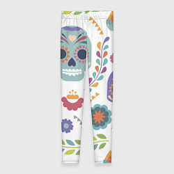 Леггинсы женские Мексиканские мотивы, цвет: 3D-принт