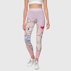 Леггинсы женские Альпака, цвет: 3D-принт — фото 2