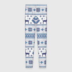 Леггинсы женские Русские народные узоры, цвет: 3D-принт