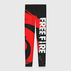 Леггинсы женские GARENA FREE FIRE СИМВОЛ ИГРЫ ЛОГО, цвет: 3D-принт
