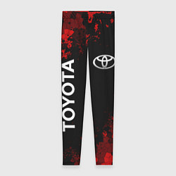 Женские легинсы TOYOTA MILITARY PIXEL BLACK RED