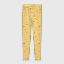 Леггинсы женские Сыр - Cheese, цвет: 3D-принт