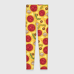 Леггинсы женские Pizza salami, цвет: 3D-принт