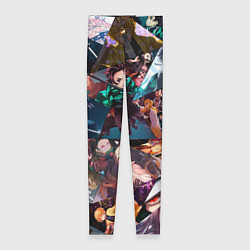 Леггинсы женские Kimetsu no aiba Все персонажи, цвет: 3D-принт