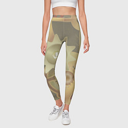 Леггинсы женские Механизмы паровой машины, цвет: 3D-принт — фото 2