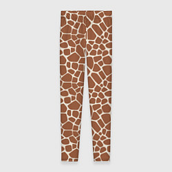 Леггинсы женские Шкура Жирафа - Giraffe, цвет: 3D-принт