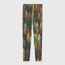Леггинсы женские Spruce forest, цвет: 3D-принт