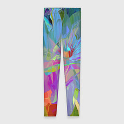 Леггинсы женские Abstract color pattern Summer 2022, цвет: 3D-принт