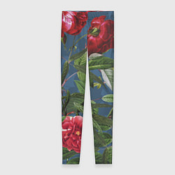 Леггинсы женские Цветы Розы В Саду, цвет: 3D-принт