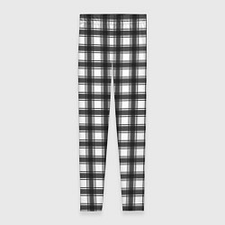 Леггинсы женские Black and white trendy checkered pattern, цвет: 3D-принт