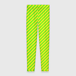Леггинсы женские Кислотный зеленый стиль, цвет: 3D-принт