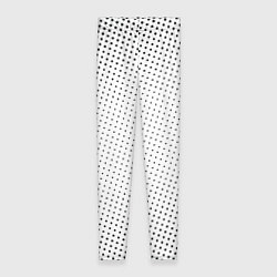 Леггинсы женские Газетные точки - текстура, цвет: 3D-принт