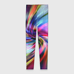 Леггинсы женские Радужная спираль, цвет: 3D-принт