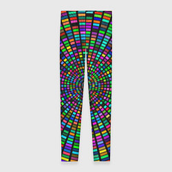 Леггинсы женские Цветная спираль - оптическая иллюзия, цвет: 3D-принт