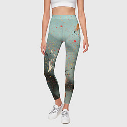 Леггинсы женские Светлый туман и разные краски, цвет: 3D-принт — фото 2