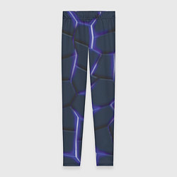 Женские легинсы Неон синий