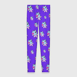 Леггинсы женские BT21 Mang pattern BTS, цвет: 3D-принт