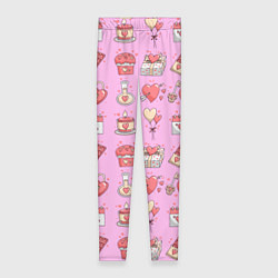 Женские легинсы Valentines Day for lovers
