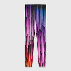 Леггинсы женские Радужные узор полосы, цвет: 3D-принт