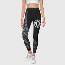 Леггинсы женские Dongfeng tire tracks, цвет: 3D-принт — фото 2