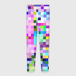 Леггинсы женские Пиксельная яркая абстракция, цвет: 3D-принт