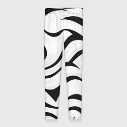 Леггинсы женские Анималистическая абстракция зебры, цвет: 3D-принт