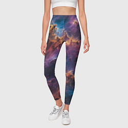 Леггинсы женские Космическая туманность, цвет: 3D-принт — фото 2