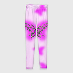 Женские легинсы Y2K purple butterfly