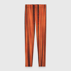 Леггинсы женские Абстрактные полосы красно-оранжевый, цвет: 3D-принт