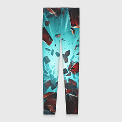 Женские легинсы Взрыв абстрактных камней