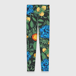 Леггинсы женские Черника с орехами, цвет: 3D-принт