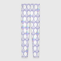 Леггинсы женские Криптовалюта Ethereum на белом, цвет: 3D-принт