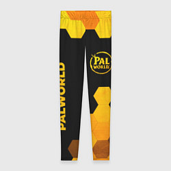 Женские легинсы Palworld - gold gradient вертикально