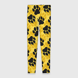Леггинсы женские Dogs paws, цвет: 3D-принт