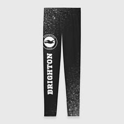 Леггинсы женские Brighton sport на темном фоне по-вертикали, цвет: 3D-принт