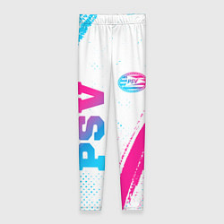 Леггинсы женские PSV neon gradient style вертикально, цвет: 3D-принт