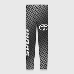 Леггинсы женские Toyota sport carbon, цвет: 3D-принт