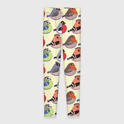 Леггинсы женские Веселые птички, цвет: 3D-принт