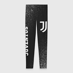 Женские легинсы Juventus sport на темном фоне вертикально