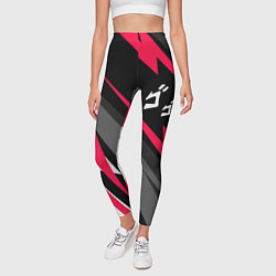 Леггинсы женские JoJo Bizarre Adventure electro lines, цвет: 3D-принт — фото 2
