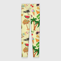 Женские легинсы Летний отпускной паттерн