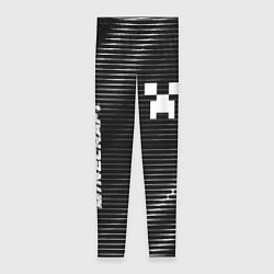 Женские легинсы Minecraft metal game lines