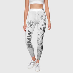 Леггинсы женские BMW - white gradient по-вертикали, цвет: 3D-принт — фото 2