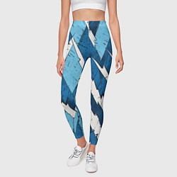Леггинсы женские Геометрический камуфляж, цвет: 3D-принт — фото 2