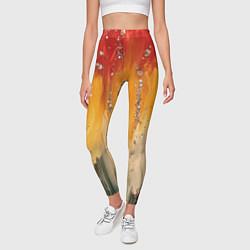 Леггинсы женские Красочная текстура с блестяшками, цвет: 3D-принт — фото 2