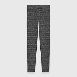 Леггинсы женские Тонкие полосы графитовый серый, цвет: 3D-принт