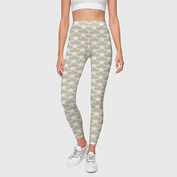 Леггинсы женские Геометричный узор в японском стиле, цвет: 3D-принт — фото 2